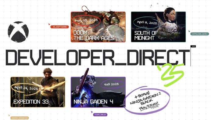 사진은 XBOX 디벨로퍼 다이렉트 썸네일 모습
